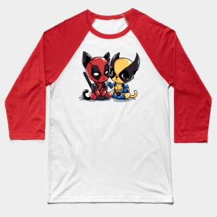 Catpool and Catverine Baseball T-Shirt